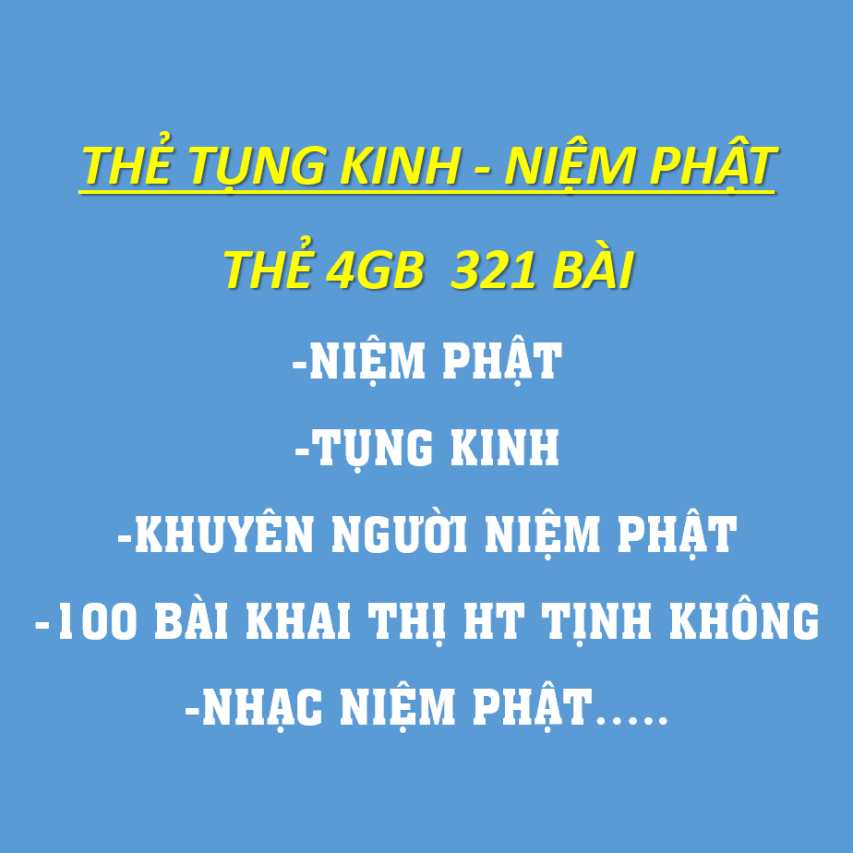 THẺ NHỚ BÀI GIẢNG PHẬT PHÁP RẤT HAY