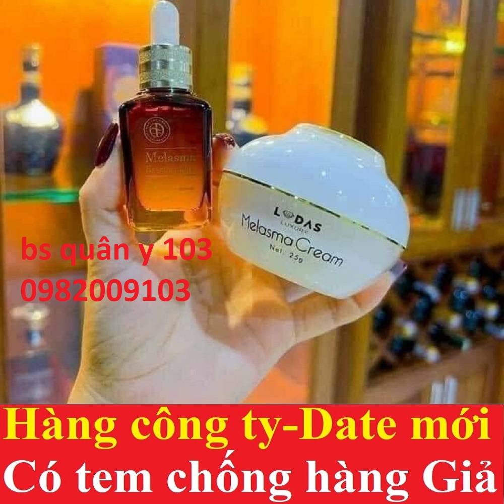 Serum Nám Lodas melasma Esence Plus nước thần Đan thy 10/30ml (new gold)