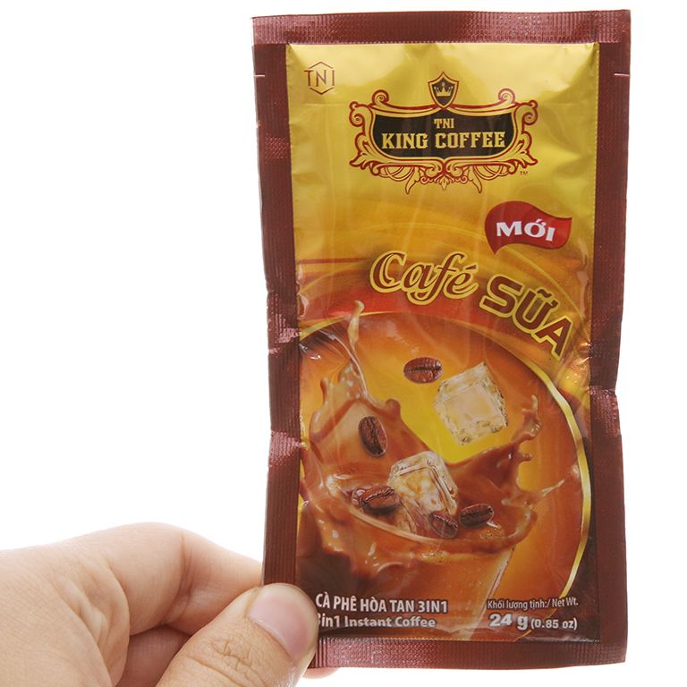 (02 GÓI NHỎ) Cà phê Sữa King Coffee( 20gam/Gói) - Cà phê hòa tan 3in1 King Coffee