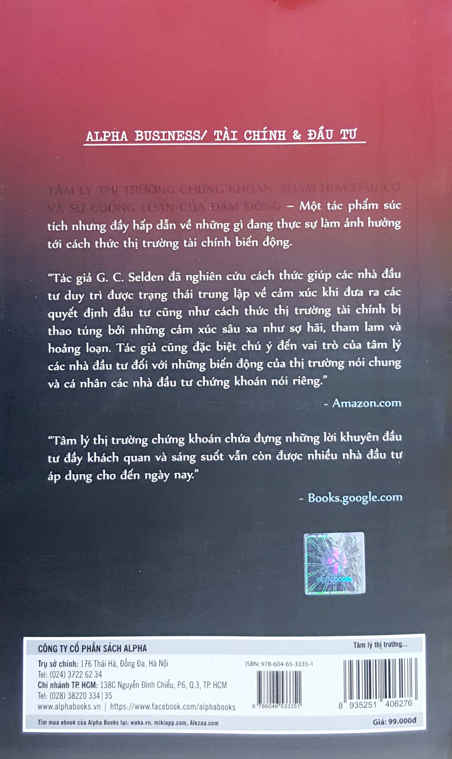 Sách - Tâm Lý Thị Trường Chứng Khoán (Tái Bản 2017)