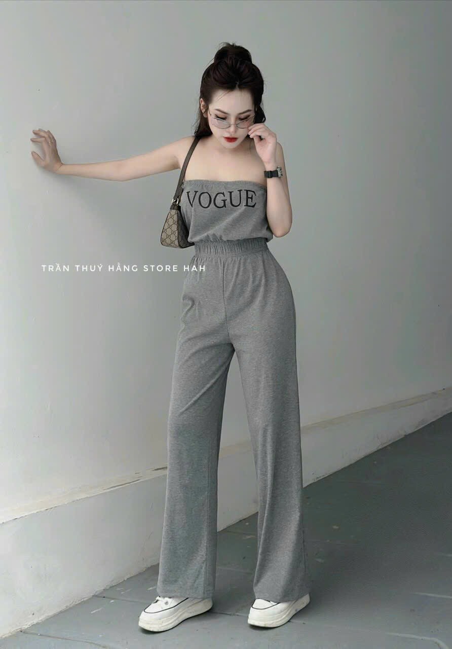 Set thời trang đi chơi jum họa tiết chữ quần rộng dài xinh xắn, Set bộ jum siêu xinh áo họa tiết chữ quần suông dài, Set bộ nữ jum chất thun dẻo họa tiết chữ quần dài ống rộng dễ thương MTB