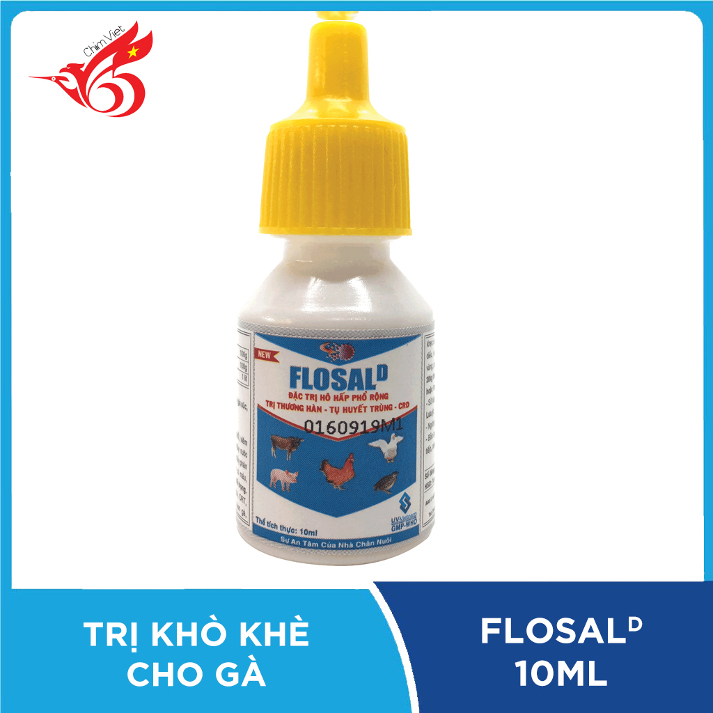 FLOSAL - D đặc trị khò khè thuốc gà đá 1 LỌ 10ML