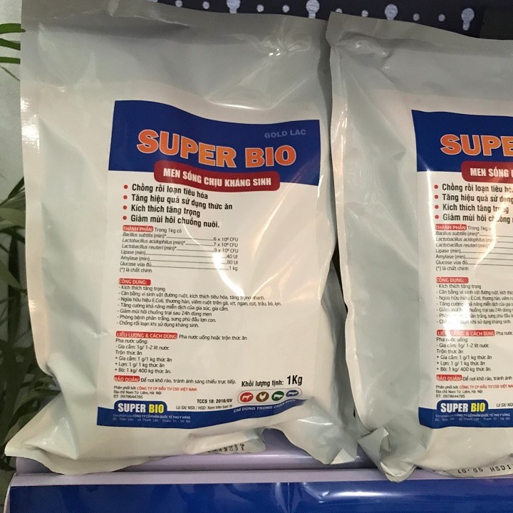 Men tiêu hóa chịu kháng sinh gói 1kg