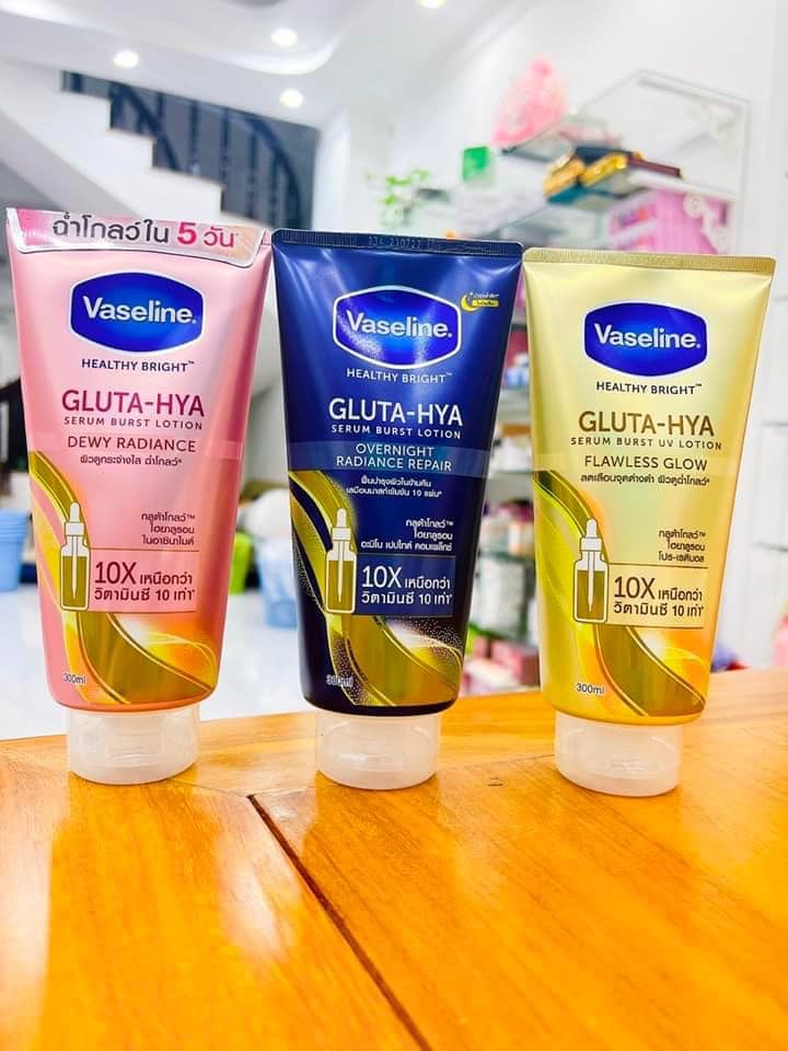 Sữa Dưỡng Thể Vaseline Thái Lan Dưỡng Ẩm, Trắng Da