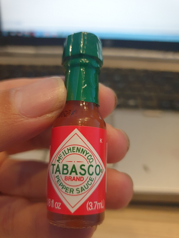 Abasco red chili sauce 3.7ml glass bottle American imported