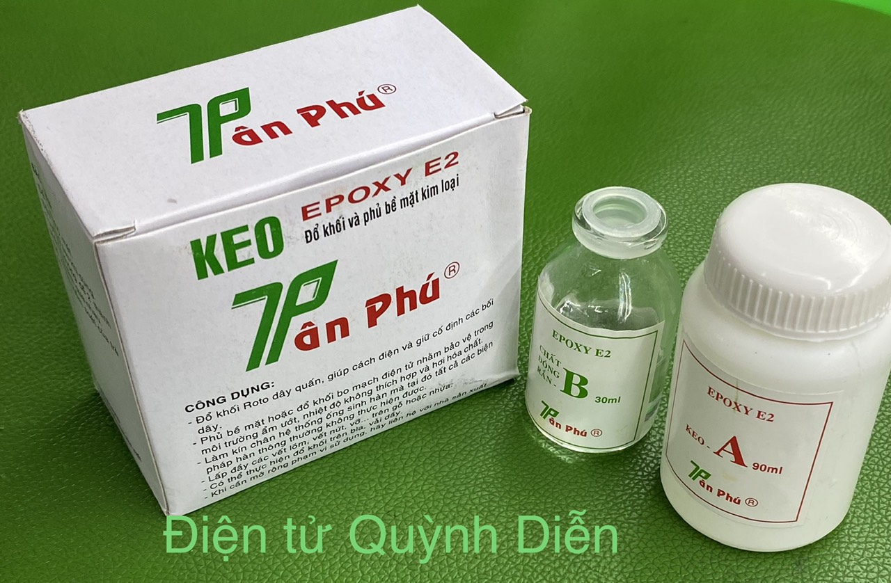 Keo epoxy keo tân phú đông cứng rotor - stator
