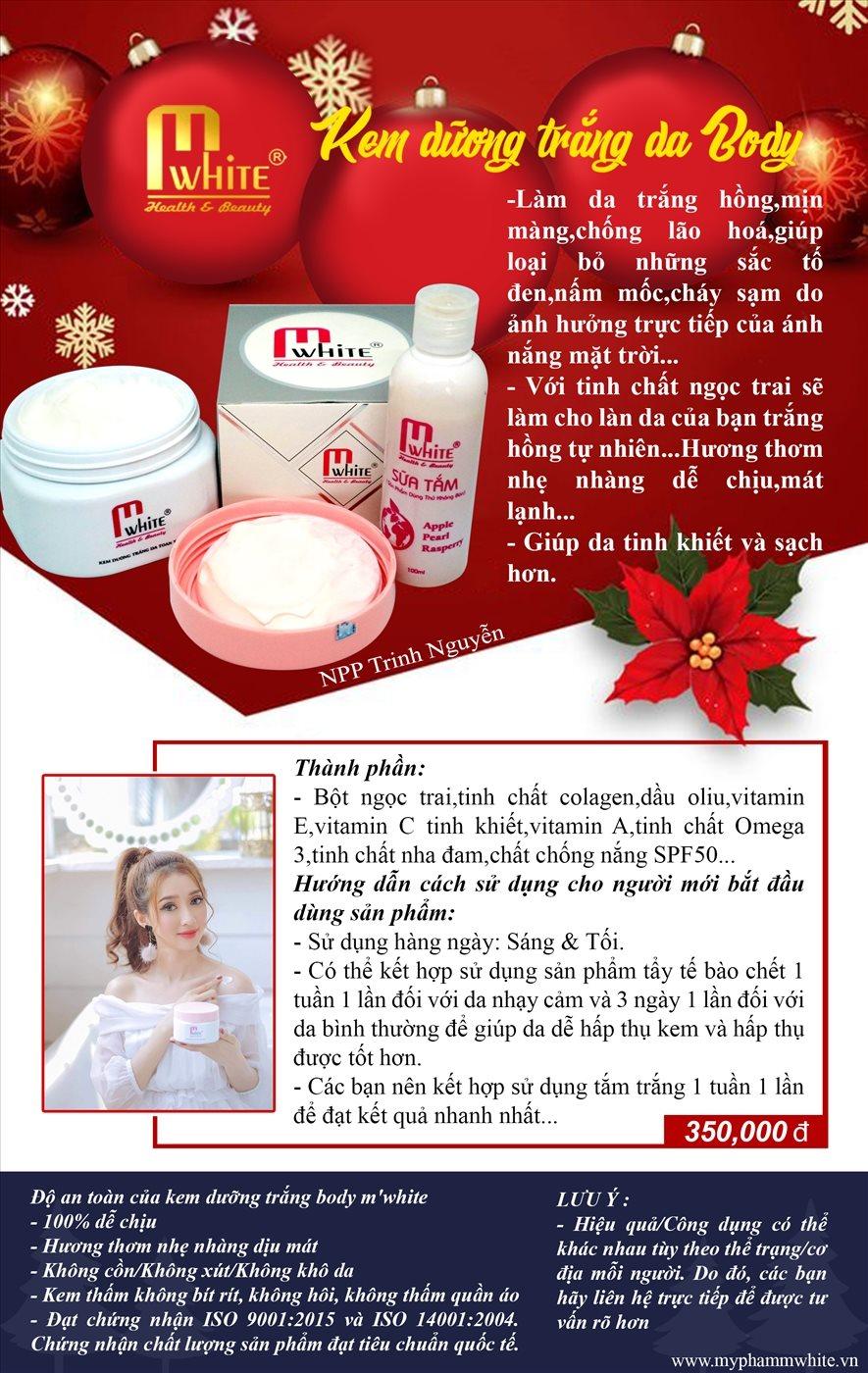 Kem Dưỡng Trắng Da Body Mwhite