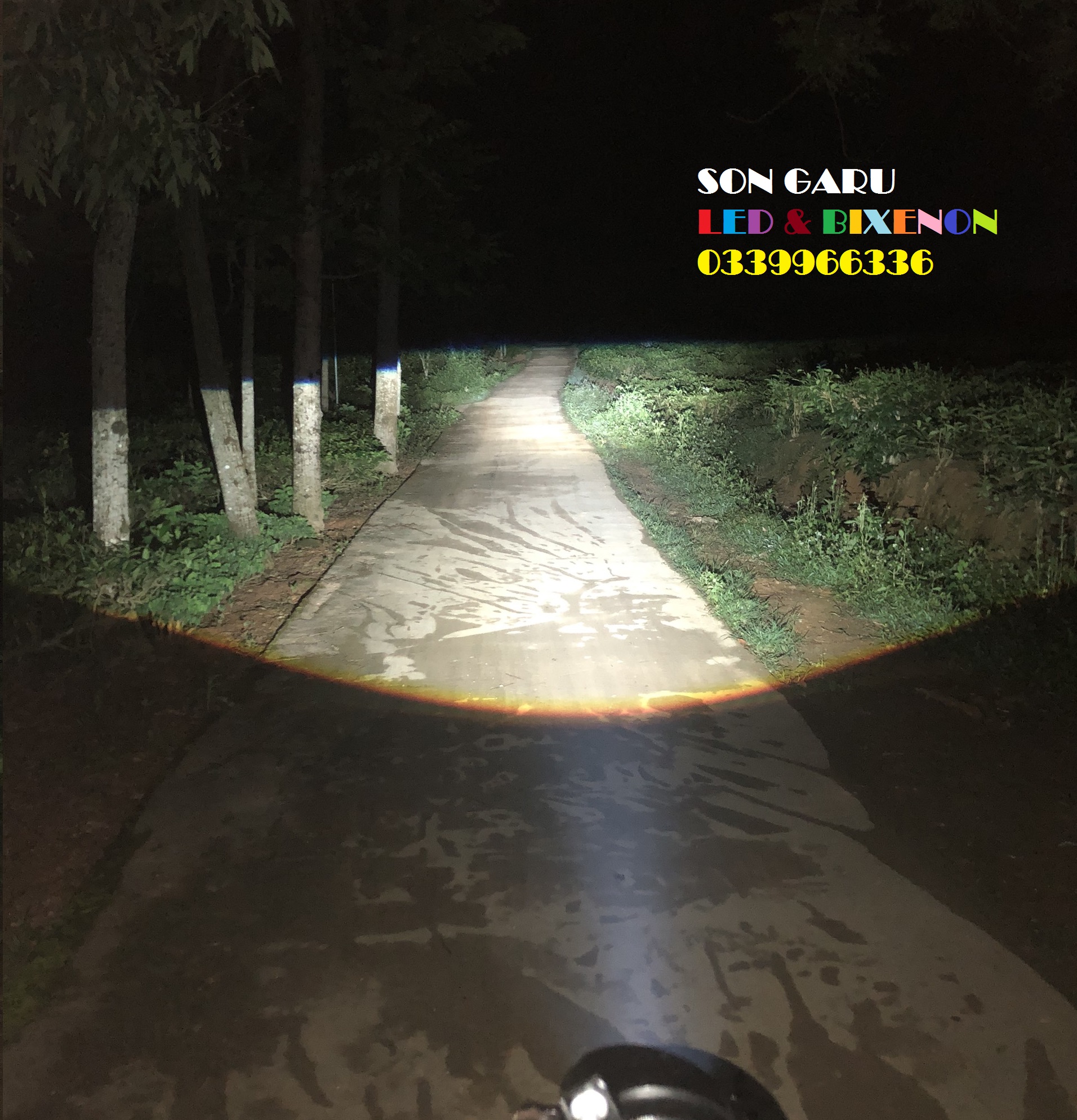 Bộ 2 BILED gầm 3 inch 55w 5500k siêu sáng cho oto