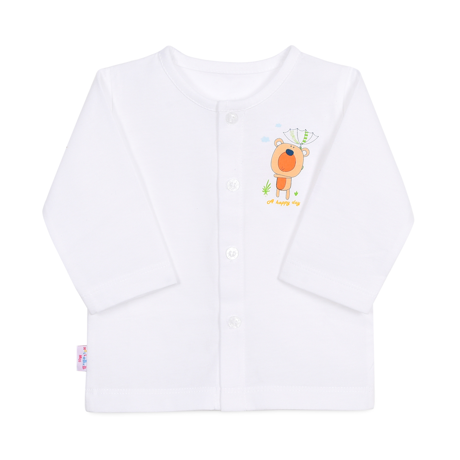 ÁO CÀI GIỮA TRẮNG TAY DÀI 0001