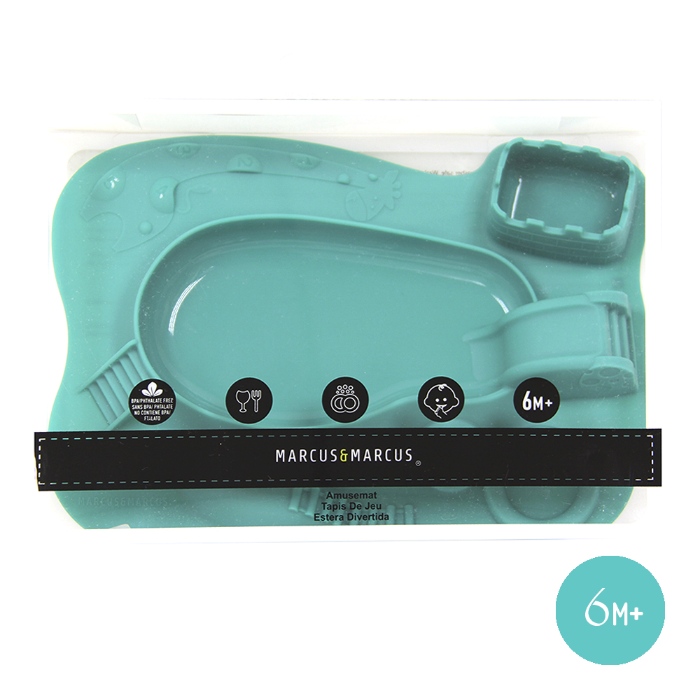 Khay ăn dặm silicon vui nhộn cho bé Marcus & Marcus, từ 6 tháng - Ollie