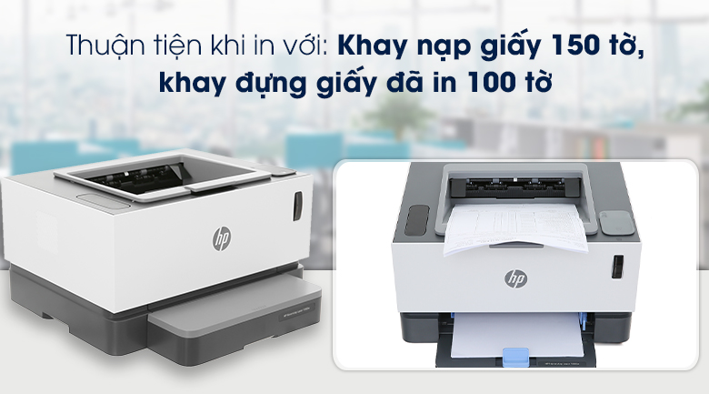Máy In Laser Trắng Đen HP Neverstop Laser 1000w Wifi
