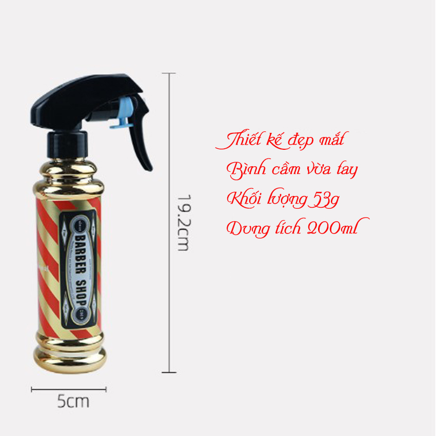 Bình xịt tóc phun sương dành cho thợ tóc