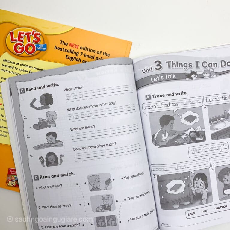 Bộ Let’s Go 2 4th Edition (sách học + bài tập)