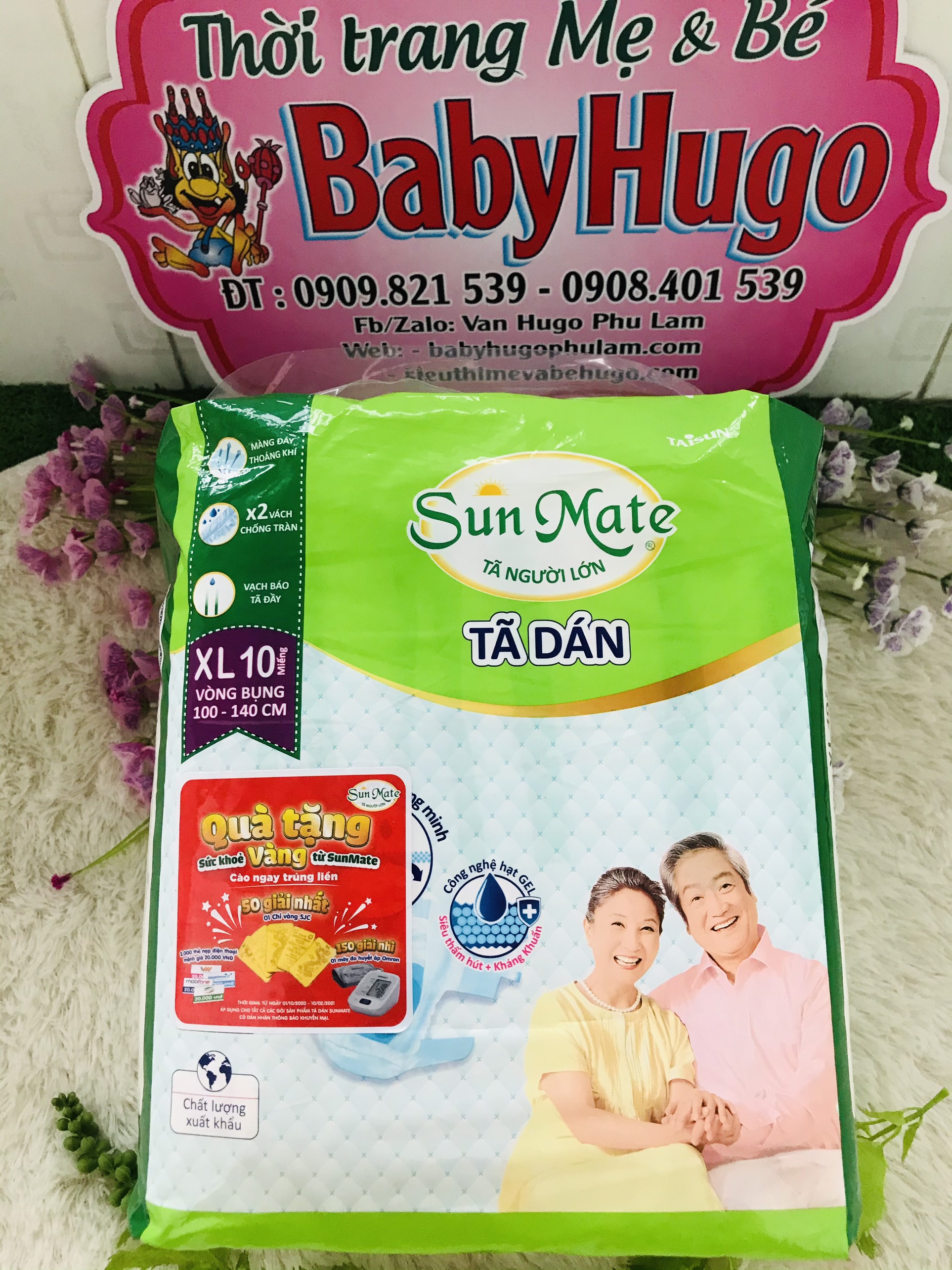 Tả dán người già Sun Mate XL 10