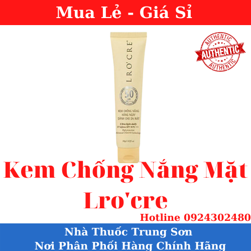 Kem chống nắng hằng ngày lrocre- ts02
