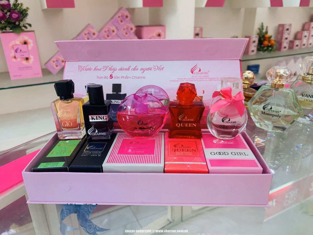 Set 5 Chai Nước Hoa Chaime Nam Nữ Mini 10ml