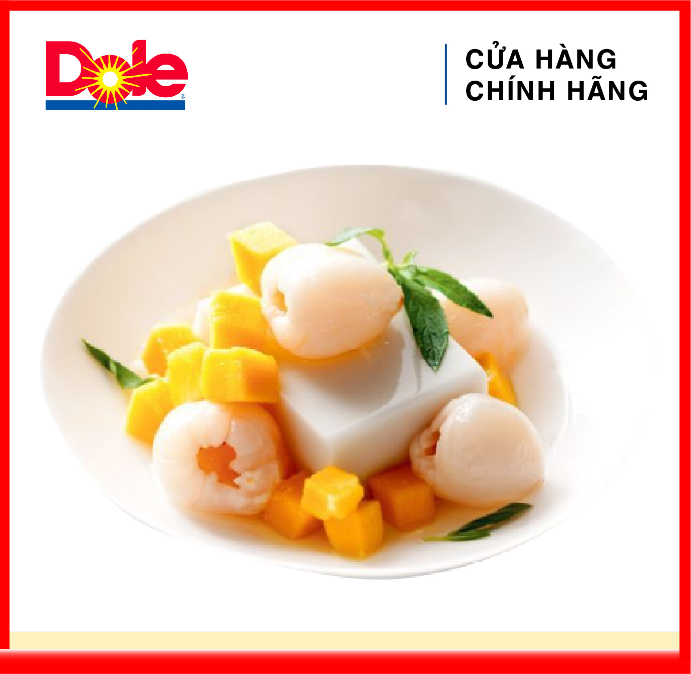 Vải Tươi Đóng Hộp Dole 565gr