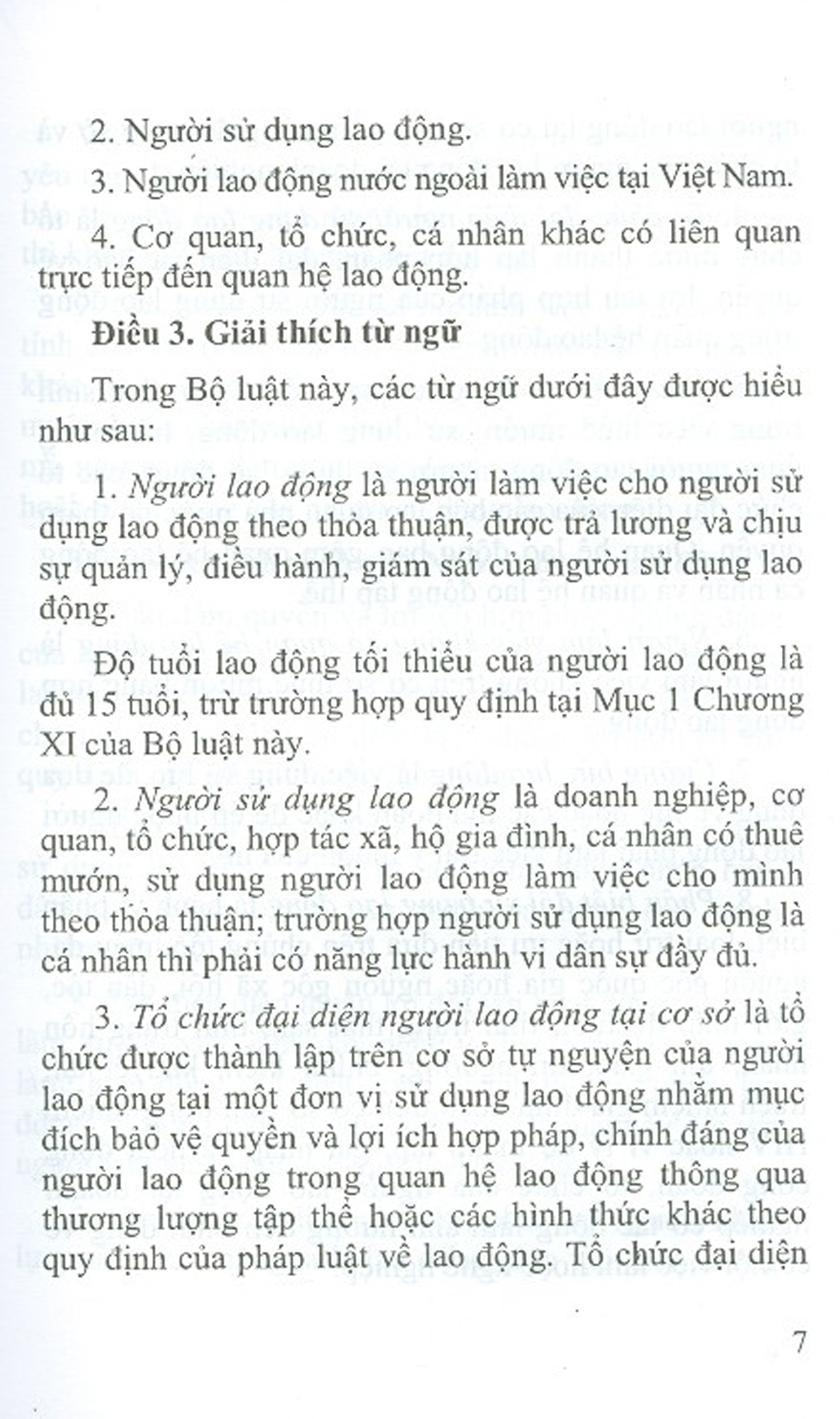 Bộ Luật Lao Động Năm 2019