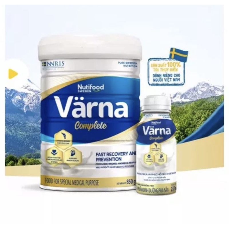Sữa Bột Varna Complete lon 850g