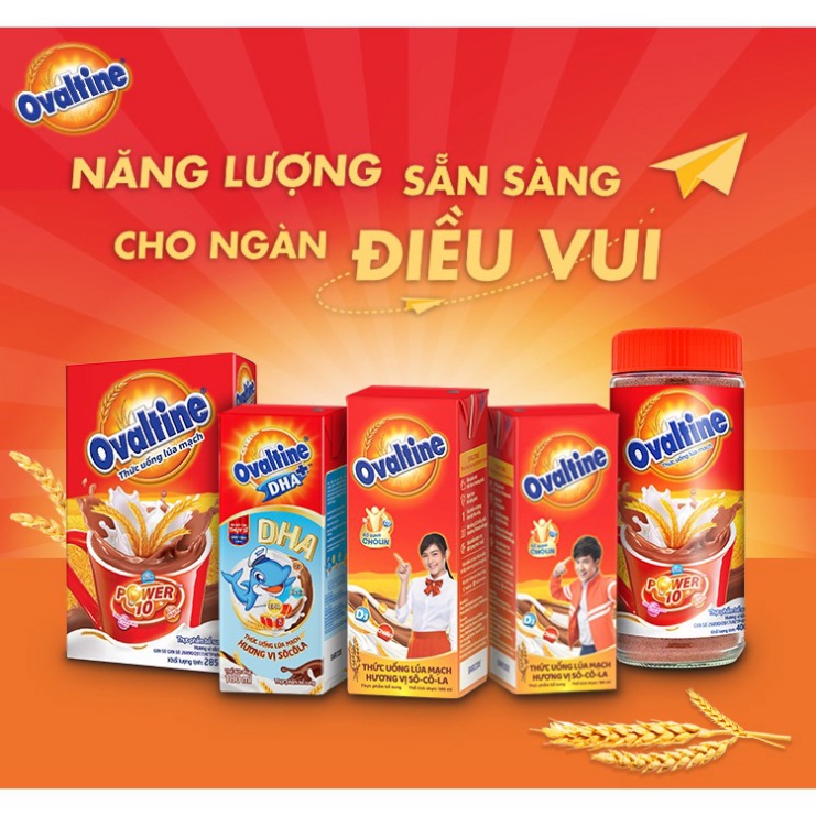 Thức Uống Dinh Dưỡng Lúa Mạch Ovaltine Bột Cacao 400g
