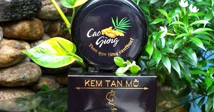 Kem tan mỡ bụng CAO GỪNG – Tan Ngay Mỡ Bụng
