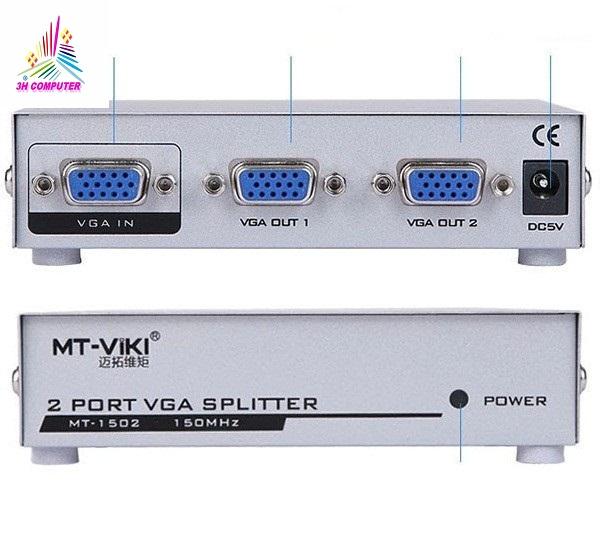 Bộ chia tín hiệu vga 1 ra 2 - spliter vga 1 ra 2 |bộ chia 1 vga ra 2 vga
