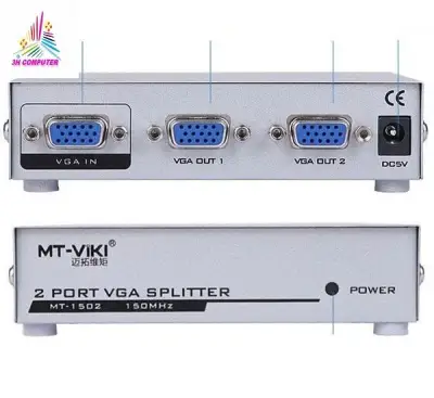 [HCM]Bộ chia tín hiệu VGA 1 ra 2 - Spliter VGA 1 ra 2 |Bộ chia 1 VGA ra 2 VGA