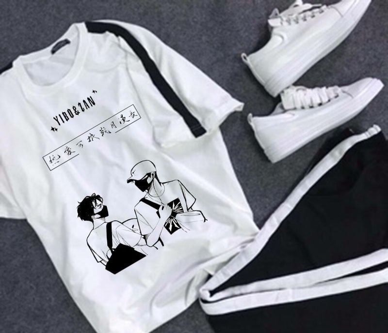 Sét Bộ Quần Áo Tiêu Chiến , Vương Nhất Bác In Theo Yêu Cầu Full Sizez