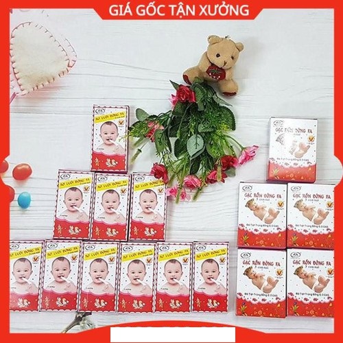 [Hoàn tiền 6%]Sét 3 gạc rốn Đông Fa