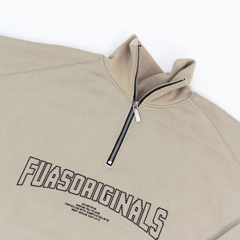 Áo FUAS LINE:PIXEL TYPE SWEATSHIRT