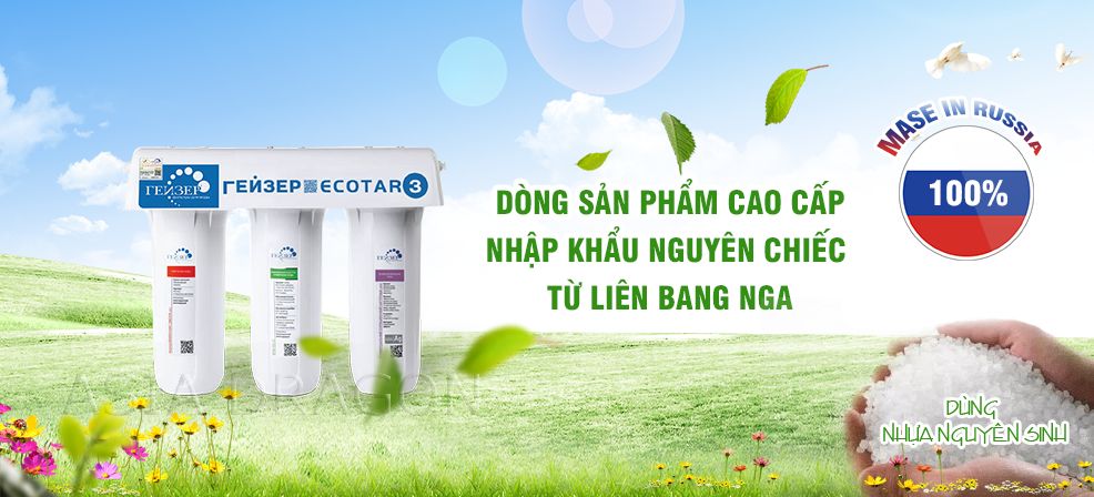 [HCM]Máy Lọc Nước Geyser Ecotar 3