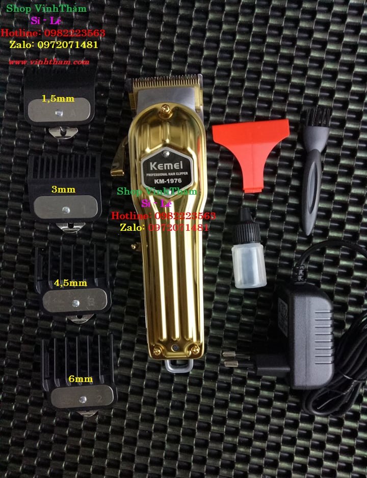 Tông đơ cắt tóc  Kemei Km1976 Gold