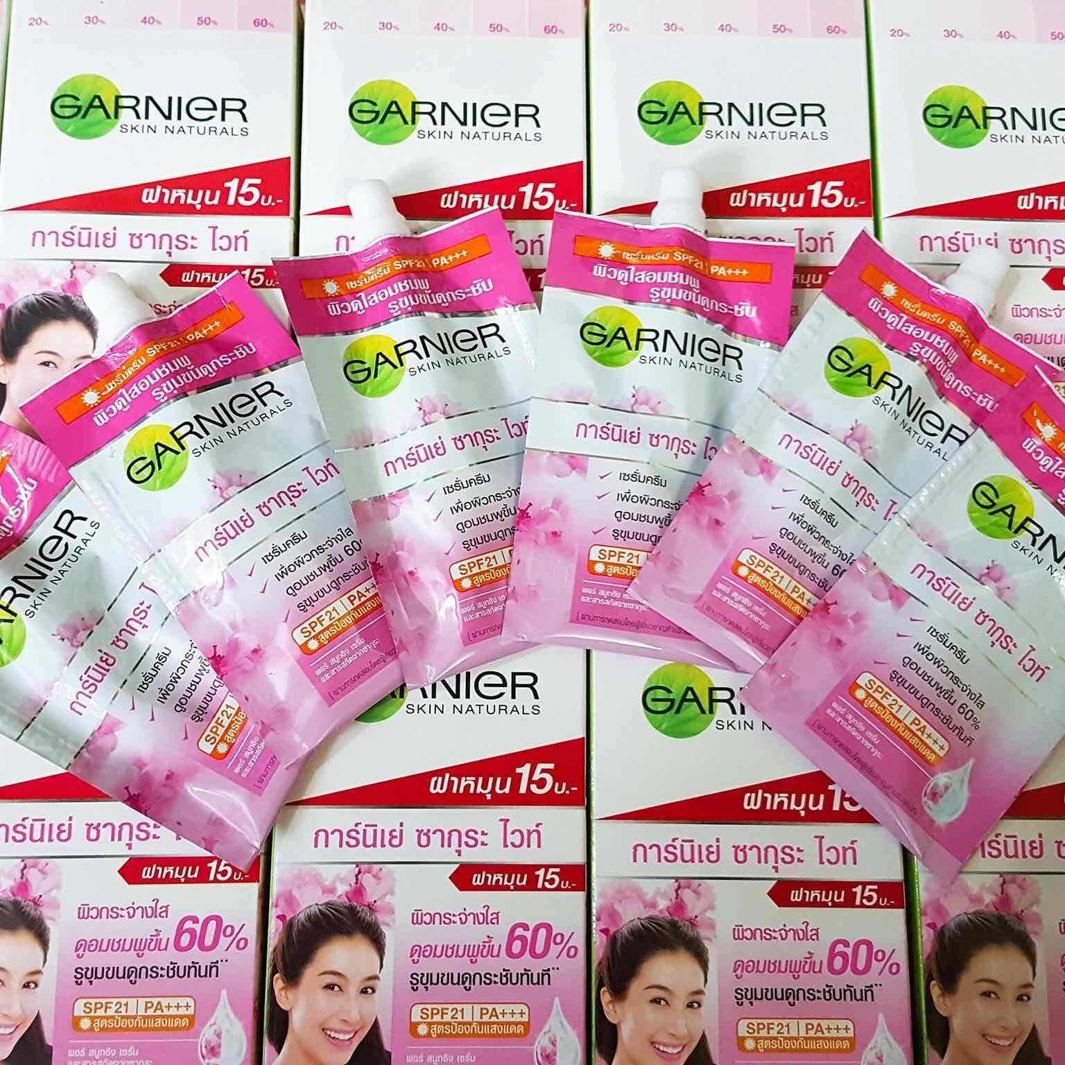 HỘP 6 GÓI KEM DƯỠNG DA CAO CẤP GARNIER ( HÀNG CHÍNH HÃNG  NGUYÊN HỘP )
