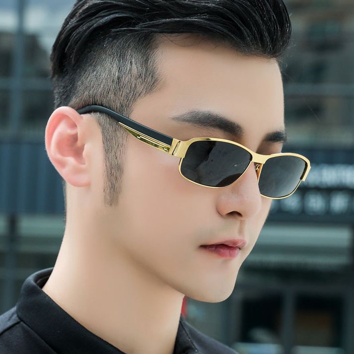 Kính mát nam M02f  phân cực – chống tia cực tím UV400 kiểu dáng thời trang sành điệu gọng thép kết hợp nhựa dẻo cao cấp