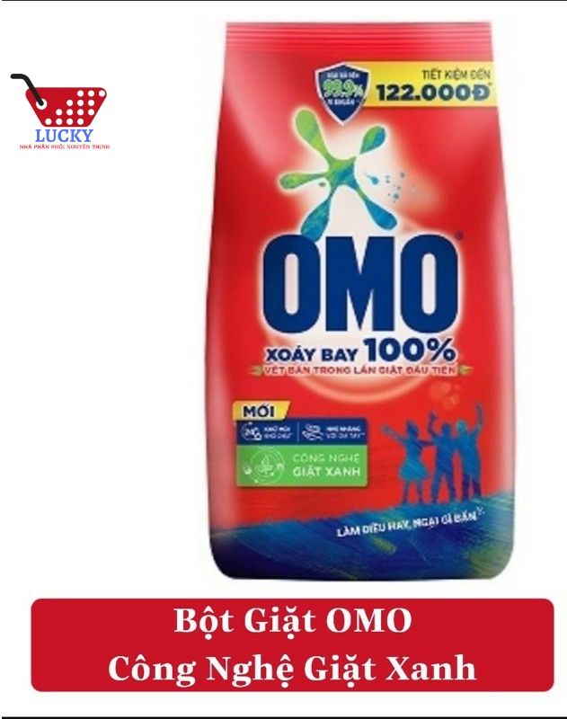 Bột Giặt Omo 5,7 Kg Hệ bột thông minh -  Hương thơm tươi mới từ hạt lưu hương