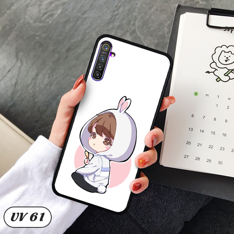 Ốp điện thoại REALME Q - lưng nhám viền dẻo