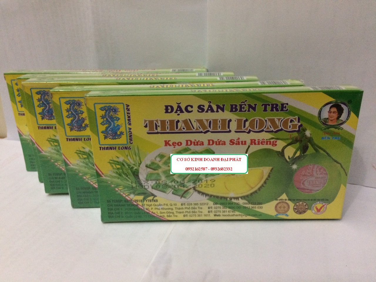 KẸO DỪA DỨA SẦU RIÊNG BẾN TRE 300G