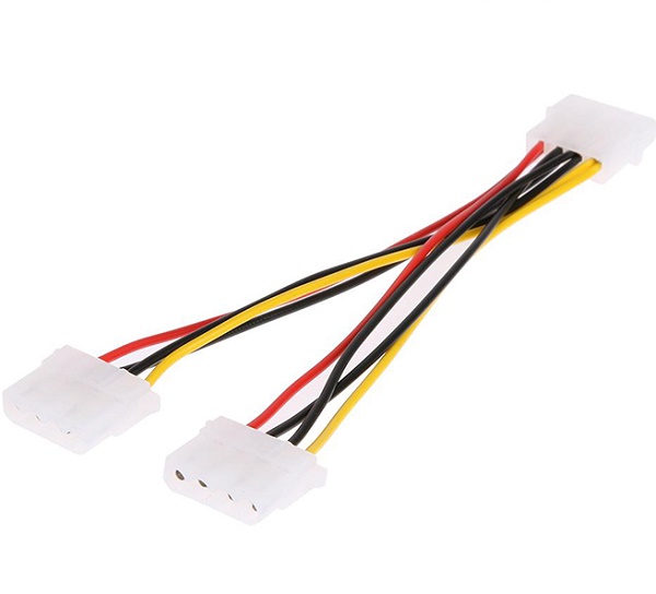 Cáp chia nguồn 4 pin 1 ra 2