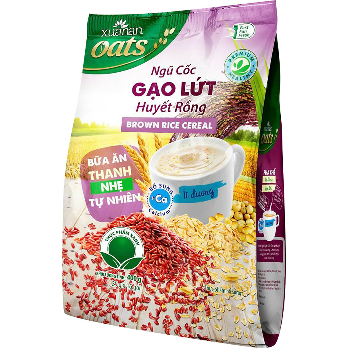 COMBO NGŨ CỐC YẾN MẠCH + GẠO LỨT
