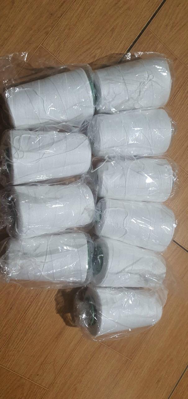 chỉ máy máy bao , combo 10 cuộn chỉ máy may bao gia tốt