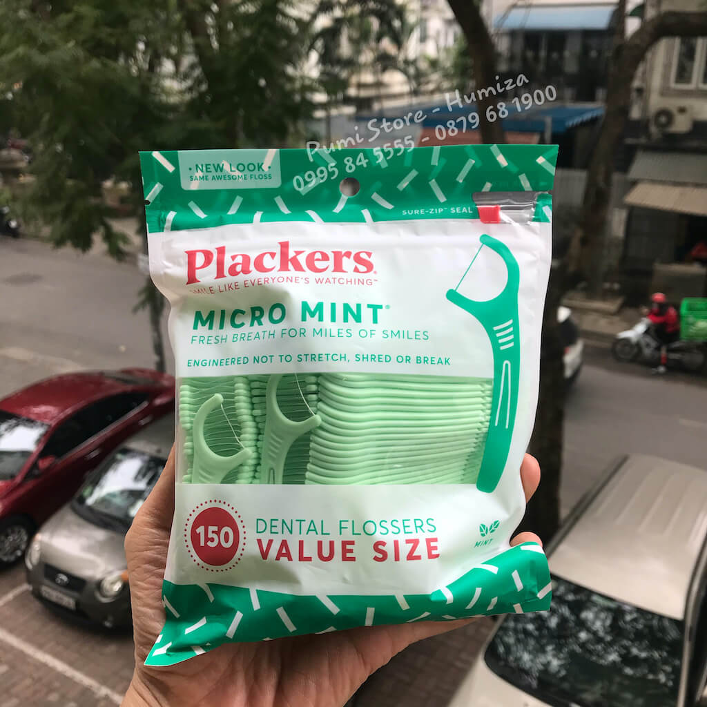 Tăm chỉ nha khoa Plackers nhập Mỹ