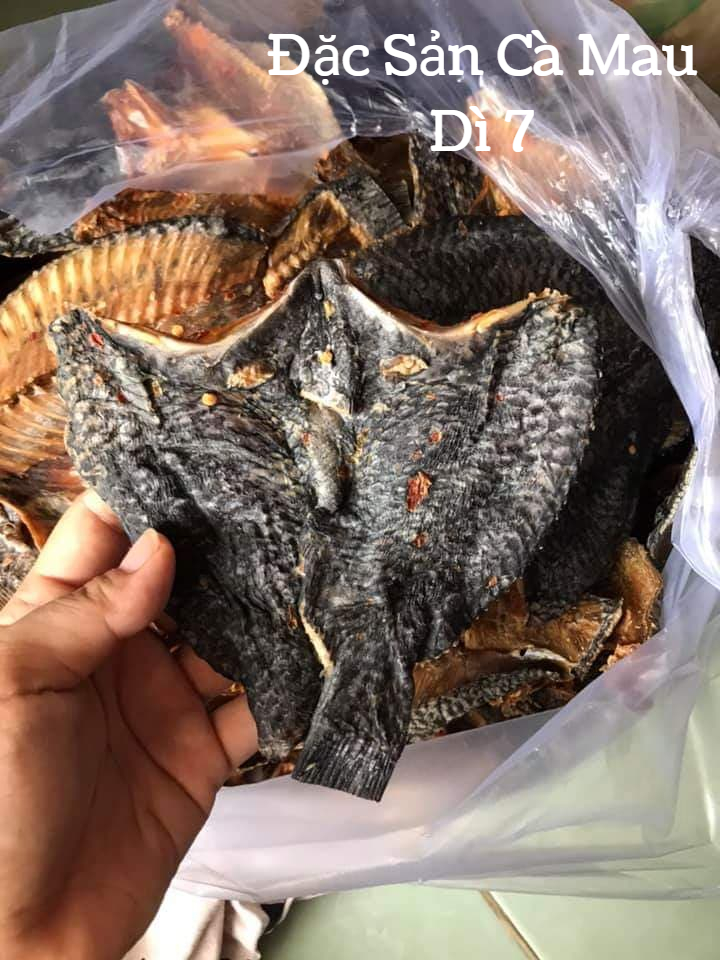 [1KG] Khô cá rô phi Cà Mau mặn vừa ăn, thơm ngon