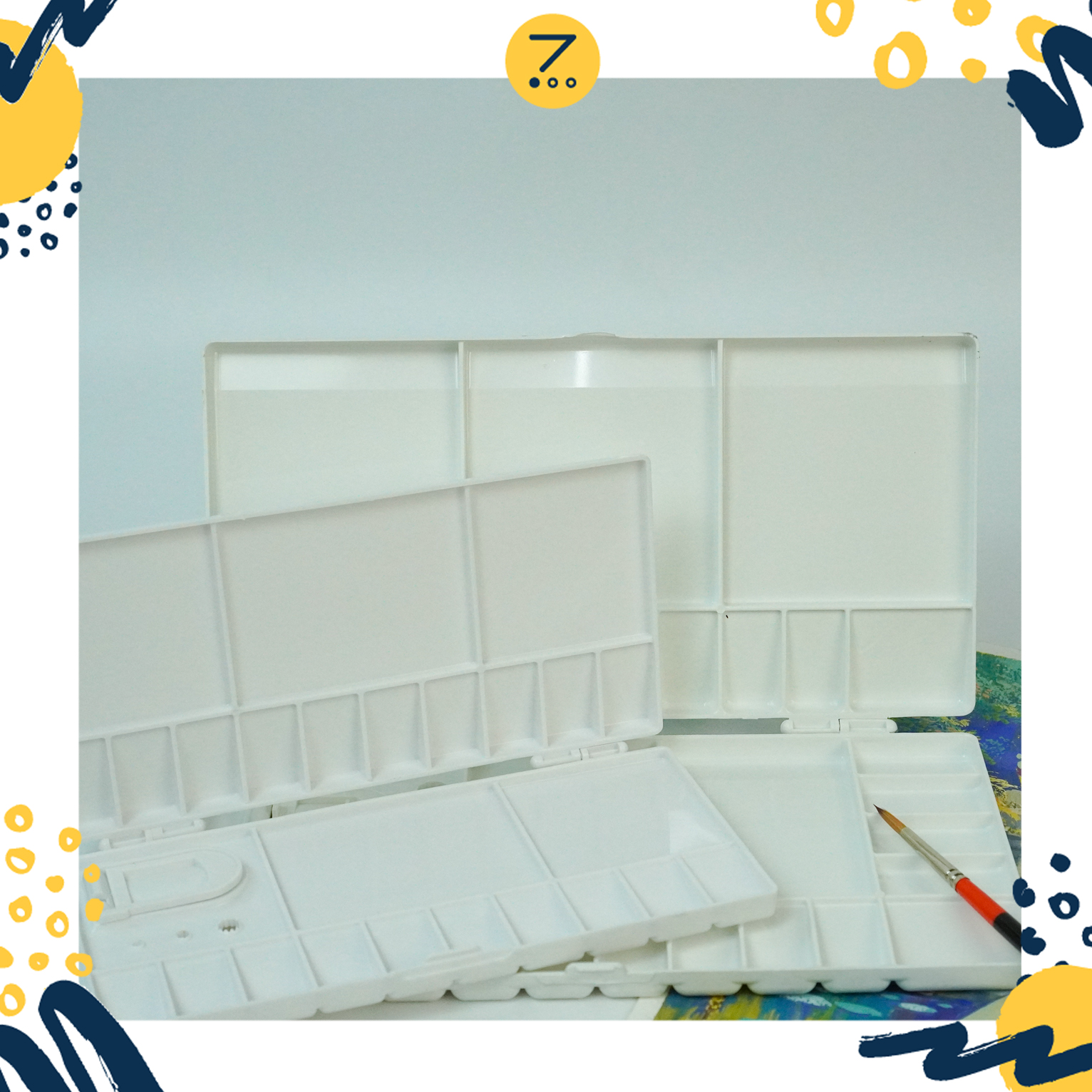 [Zest Corner] Pallette pha màu gập