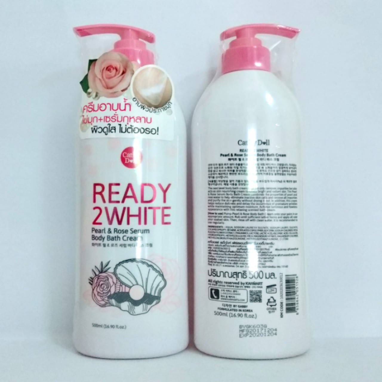 Sữa tắm trắng da cathy doll ready 2 white 500ml chính hãng thái lan