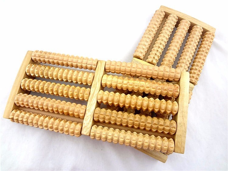 Bàn Lăn Chân Massage Gỗ 5 Hàng Cao Cấp