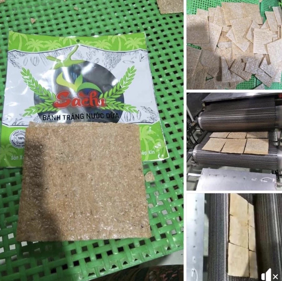 Hộp bánh tráng nước dừa 10 gói