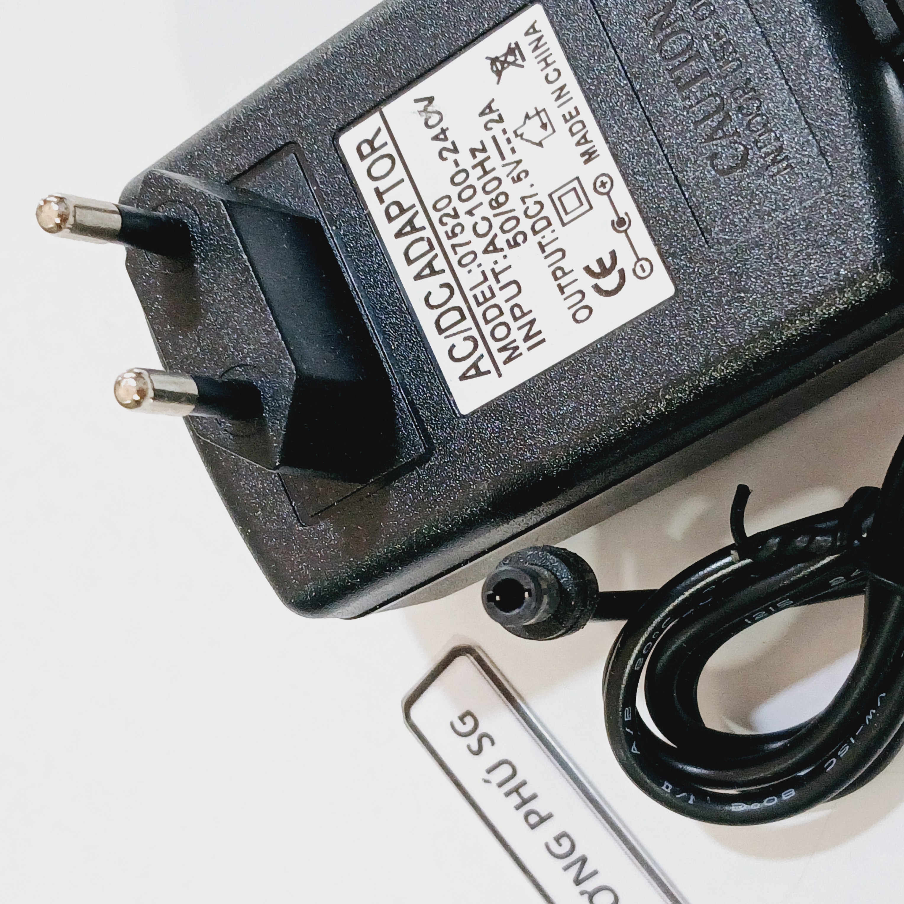 Nguồn Adapter DC 7.5V - 2A / Đầu cắm 5.5mm x 2.1mm