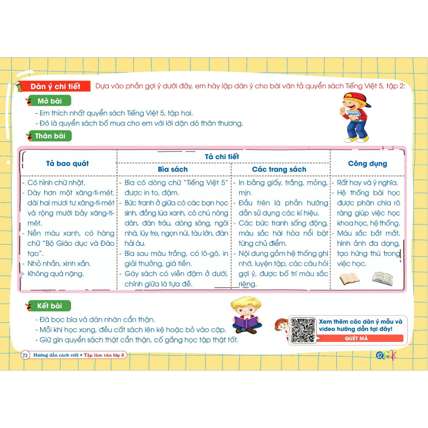 SÁCH - [ LỚP 5 ] - Hướng dẫn cách viết tập làm văn lớp 5