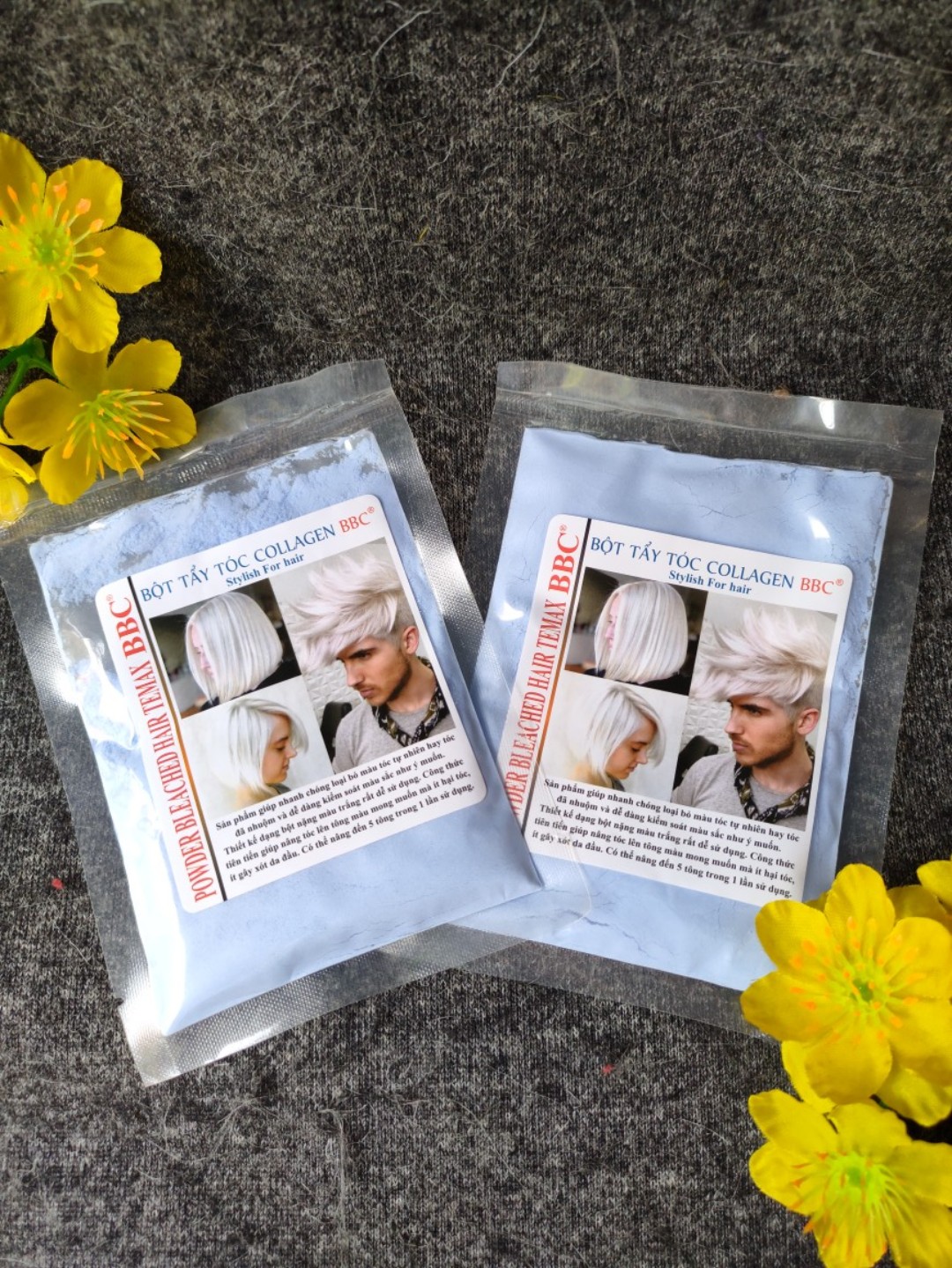 Bột tẩy tóc Collagen BBC 100g