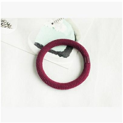 DÂY TRÒN CỘT TÓC ĐƠN SẮC - BỘ 05 THUN
